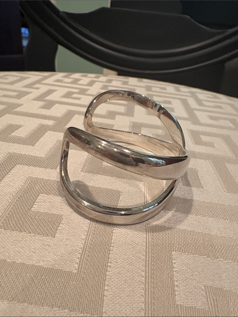 EUC James Avery Sterling Silver Infinity Cuff Bracelet - Picture 5 of 9